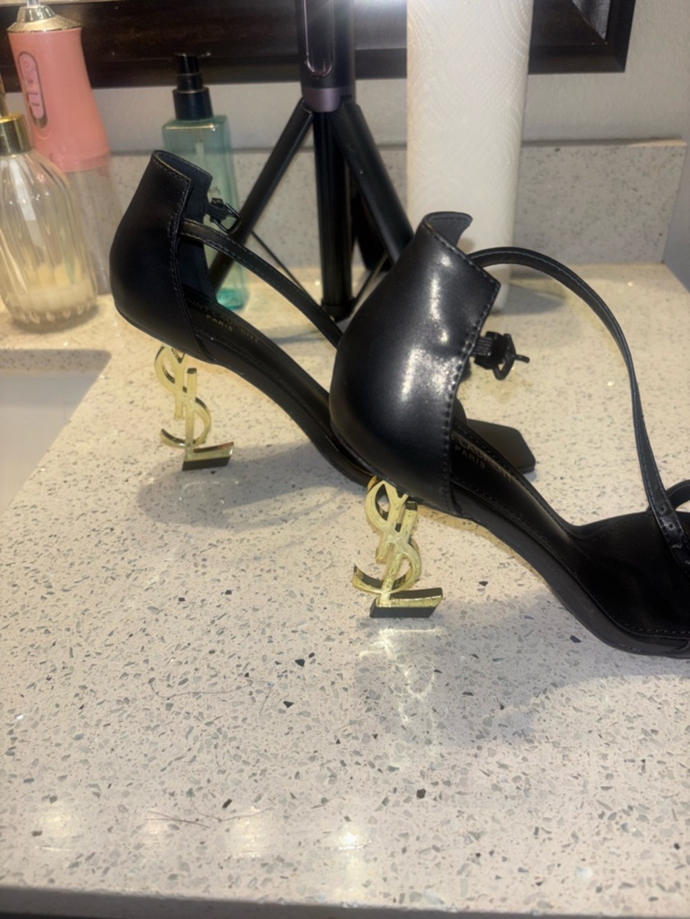 Saint Laurent Black Logo Box with Square Accent - Picture 4 of 6